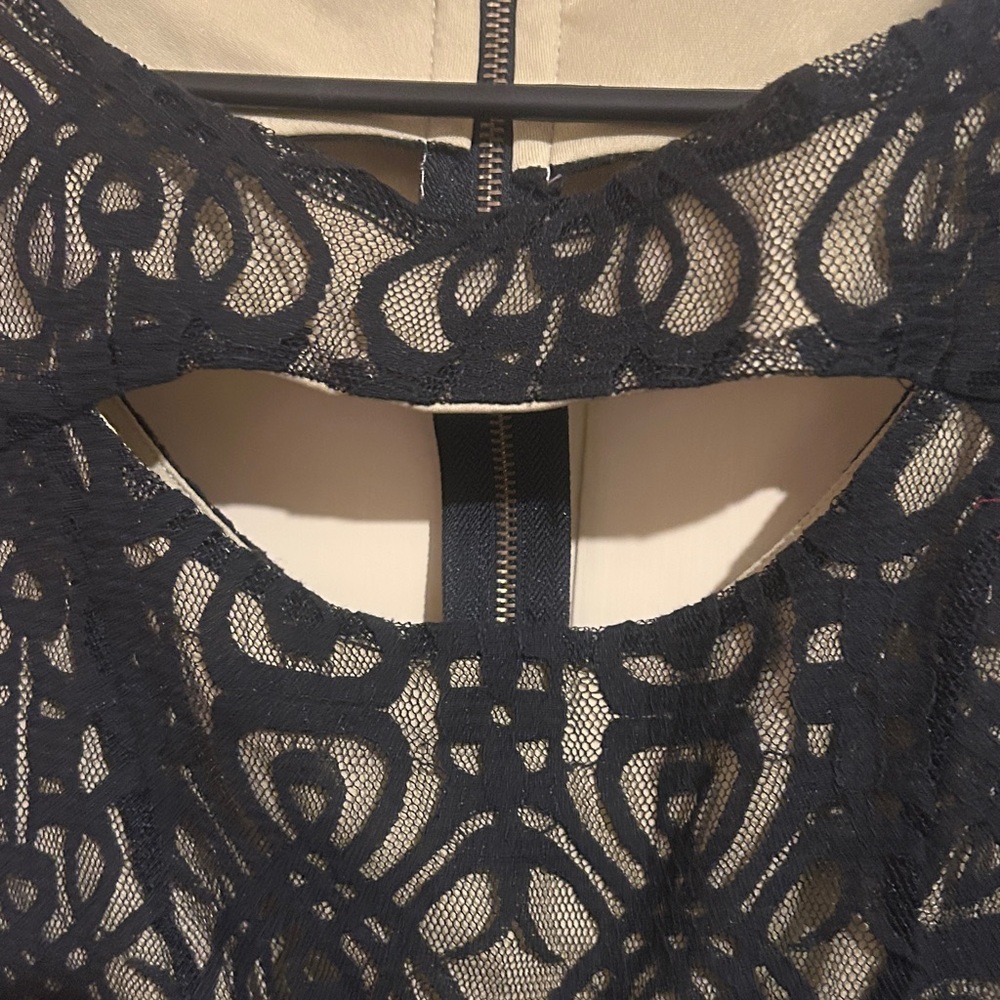 Pinky Black Lace Midi Dress - Picture 4 of 6